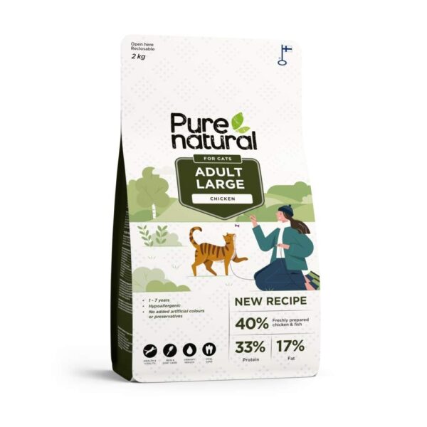 Purenatural Cat Adult Large Chicken (2 kg)