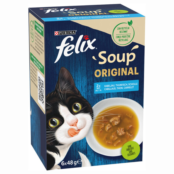 20 + 4 gratis! 24 x 48 g Latz Soup - Smaksmangfold fra vann