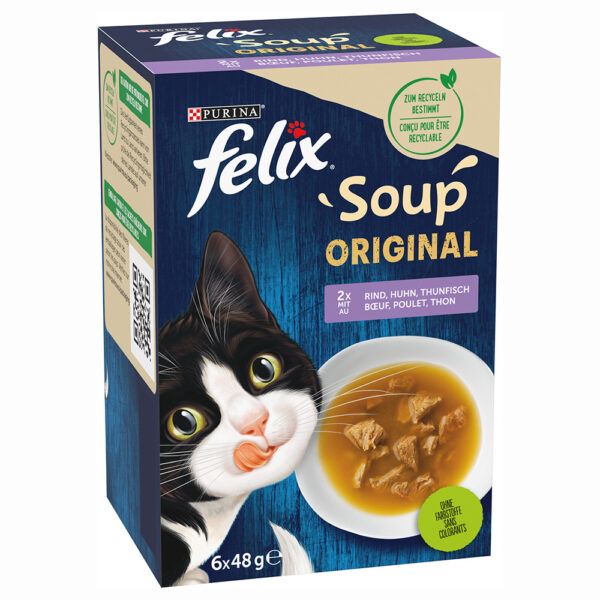 20 + 4 gratis! 24 x 48 g Latz Soup - Blandet mangfold