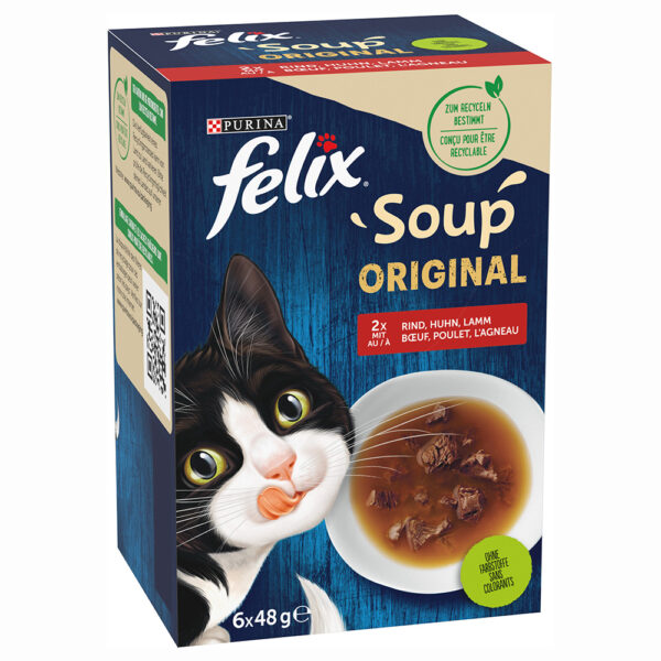 20 + 4 gratis! 24 x 48 g Latz Soup - Smaksmangfold fra land