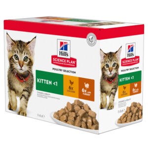 Hill's Science Plan Kitten - Fjærkre 12 x 85 g