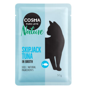 Økonomipakke: Cosma Nature poser 18 x 50 g - Skipjack tunfisk