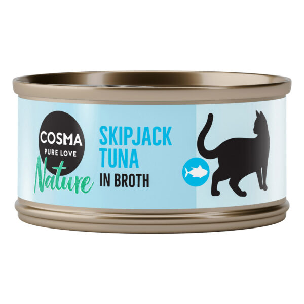 Økonomipakke Cosma Nature 48 x 70 g - Skipjack Tunfisk