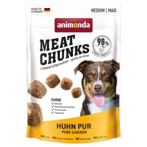 Animonda Meat Chunks Medium / Maxi - 4 x 80 g Ren Kylling