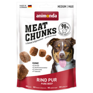 Animonda Meat Chunks Medium / Maxi - 80 g Ren Okse