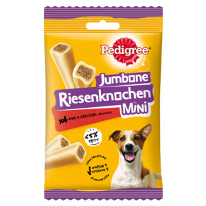 Pedigree kjempebein - Mini med storfekjøtt 160 g (4 stk)