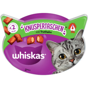 Whiskas Snacks økonomipakke - Crunchy Kalkun (8 x 60 g)