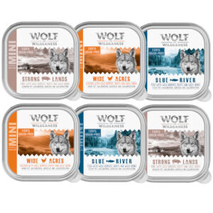 Wolf of Wilderness Adult Mix-pakke - 6 x 150 g skål: kylling