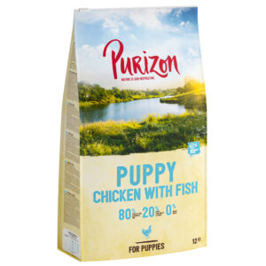 Purizon Puppy Kylling med fisk - kornfri - Økonomipakke: 2 x 12 kg