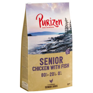 Purizon Senior Kylling med fisk - kornfri - 2 x 12 kg