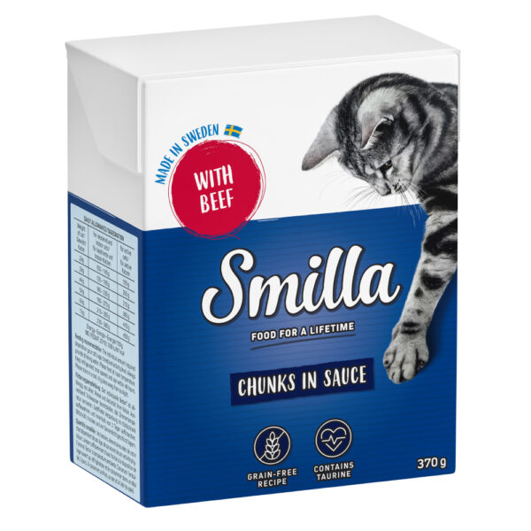 Smilla Biter i saus 6 x 370 g - Storfe