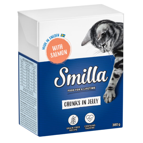 Smilla Biter i gelè 6 x 380 g - Laks