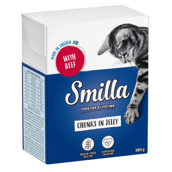 Smilla Biter i gelè 6 x 380 g - Storfe