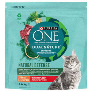 Purina ONE Dual Nature Sterilised Okse med Spirulina - 1