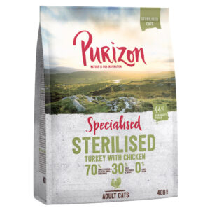 Purizon Sterilised Adult Kalkun & kylling - kornfri - 400 g