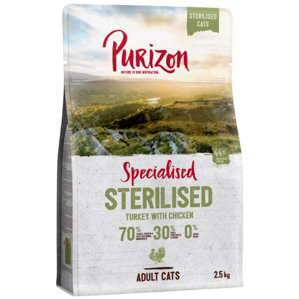 Purizon Sterilised Adult Kalkun & kylling - kornfri - 2