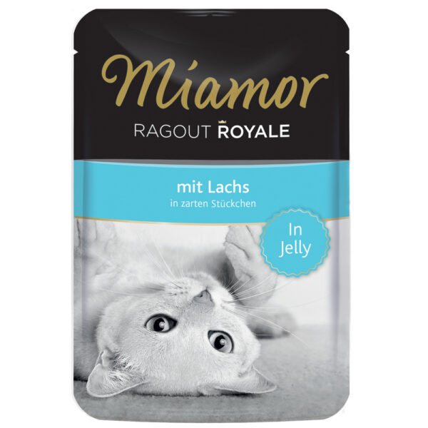 Miamor Ragout Royale i gelè 22 x 100 g - Laks