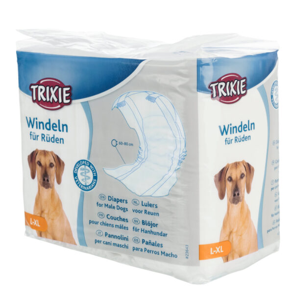 Trixie bleier for hannhund - Str L-XL: 60-80 cm