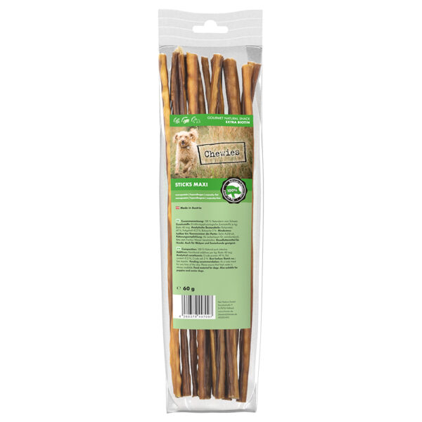 Chewies Sticks Maxi Svin - 3 x 60 g