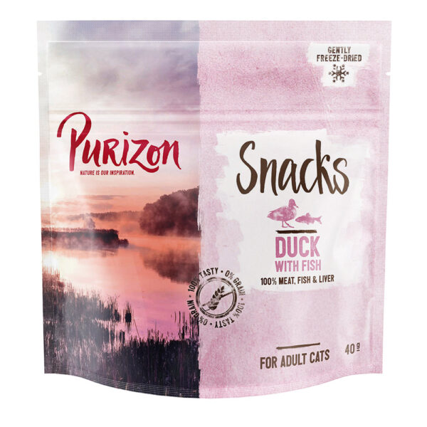 Purizon Snack And med fisk - kornfri - 40 g