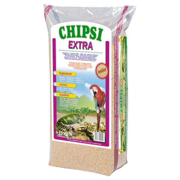 Chipsi Extra Trefliser av bøk - 15 kg