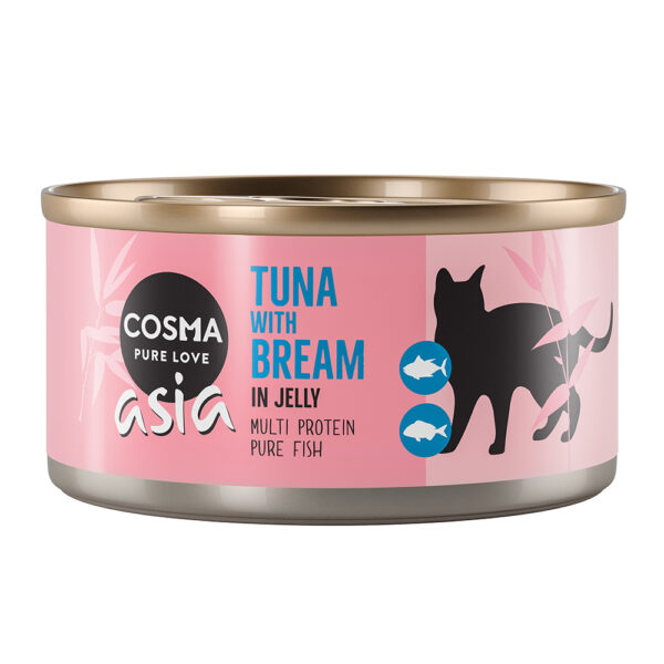 Cosma Asia i Gelé 6 x 170 g - Tunfisk & brasme