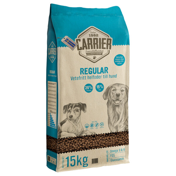 Carrier Regular hundefôr - Økonomipakke: 2 x 15 kg