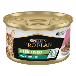 Pro Plan Cat Sterilised 24 x 85 g - Tunfisk & Laks