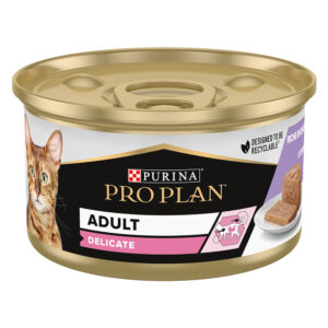 Pro Plan Cat Delicate 24 x 85 g - Kalkun