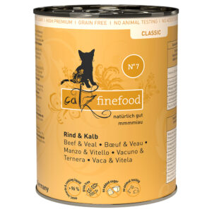 Økonomipakke catz finefood bokser 24 x 400 g - Okse & Kalv