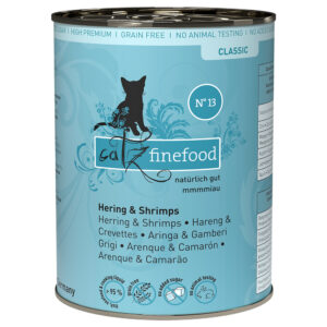 Økonomipakke catz finefood bokser 24 x 400 g - Sild & Reker