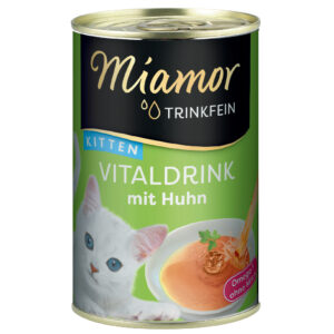 Miamor Trinkfein Vitality Drink 24 x 135 ml - Kattunge med kylling