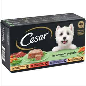 Cesar Classic Selection blandet pakke - Hageterrine (48 x 150 g)