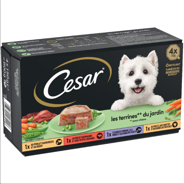 Cesar Classic Selection blandet pakke - Hageterrine (48 x 150 g)