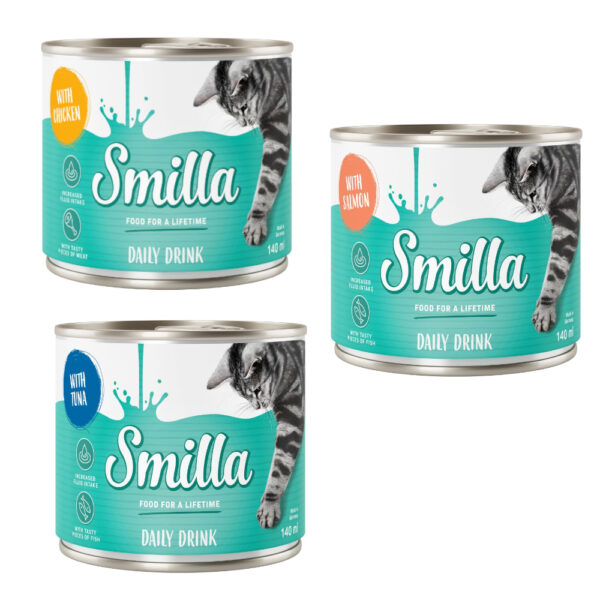 Smilla Kattedrikk Blandet pakke - 6 x 140 ml