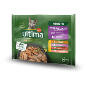 Ultima Cat Sterilized 48 x 85 g - Kjøttutvalg