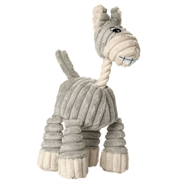 HUNTER Hundeleke Huggly Zoo Esel - L 24 x B 22 x H 8 cm