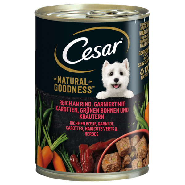 Cesar Natural Goodness - Okse (6 x 400 g)