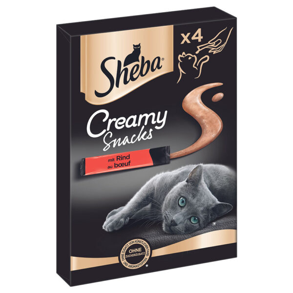 Sheba Creamy Snacks - 20 x 12 g Okse