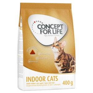 400g Concept for Life tørrfôr til katter - spesialpris! - Indoor