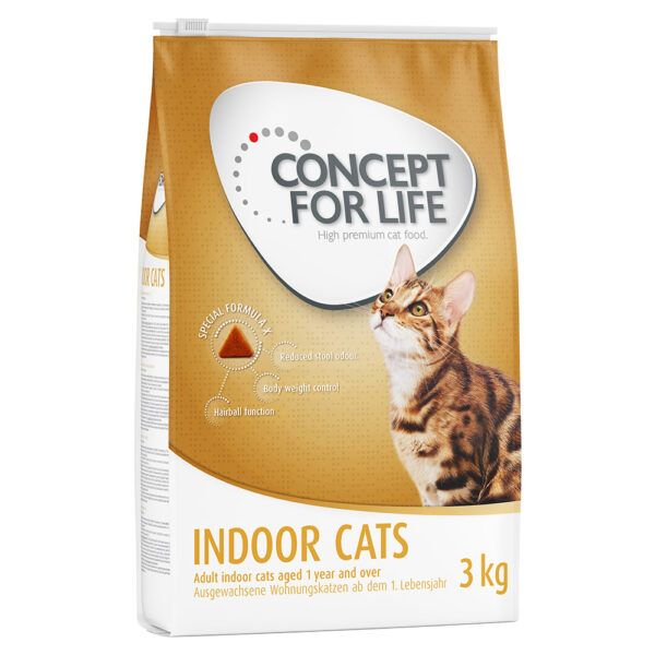 3 kg Concept for Life Adult til spesialpris! - Indoor Cats 3 kg