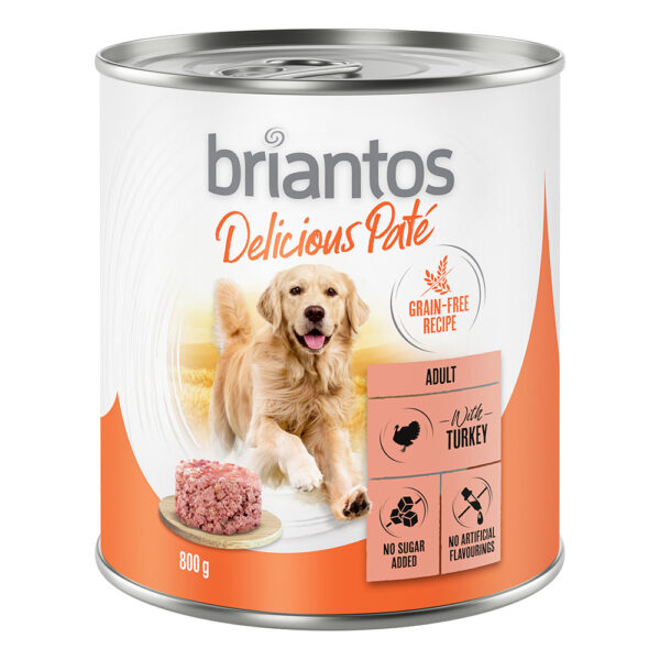 Briantos Delicious Paté 6 x 800 g - Kalkun