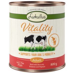 Lukullus Vitality ledd: Okse (kornfritt) - 6 x 800 g