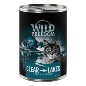 Wild Freedom Adult 6 x 400 g - Clear Lakes - Kylling med ørret