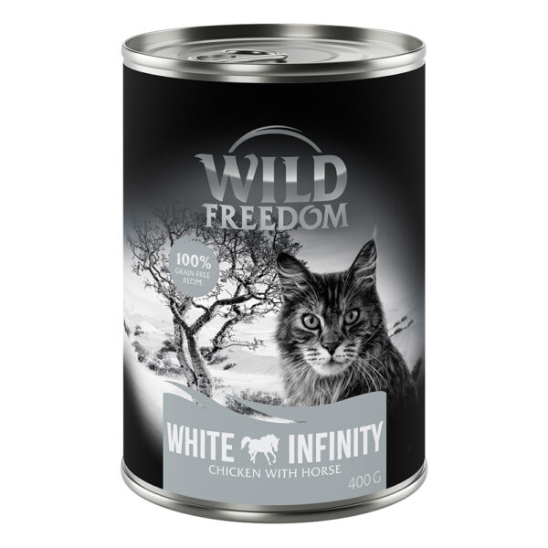 Wild Freedom Adult 6 x 400 g - White Infinity - Kylling med hest