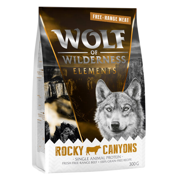 Wolf of Wilderness Free Range hundefôr: Velg mellom tørrfôr eller våtfôr - Rocky Canyons - Frittgående storfe (Tørrfôr