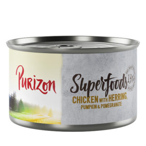 Purizon Superfoods 6 x 140 g - Kylling med sild