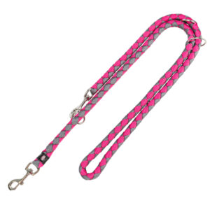 Trixie Cavo Forlengelsesbånd fuchsia/grafit - Str L-XL: 200 cm lang