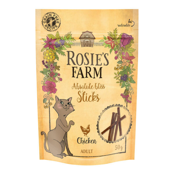 Rosie's Farm Snack "Sticks" Kylling - 50 g