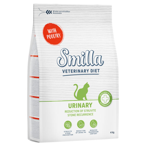 Smilla Veterinary Diet Urinary Fjærkre - 2 x 4 kg